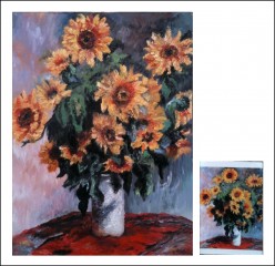 Подсолнухи, копия Любовь Белая - Художники
