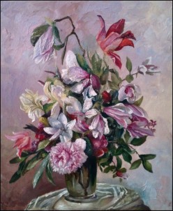 Розовый Любовь Белая - Художники